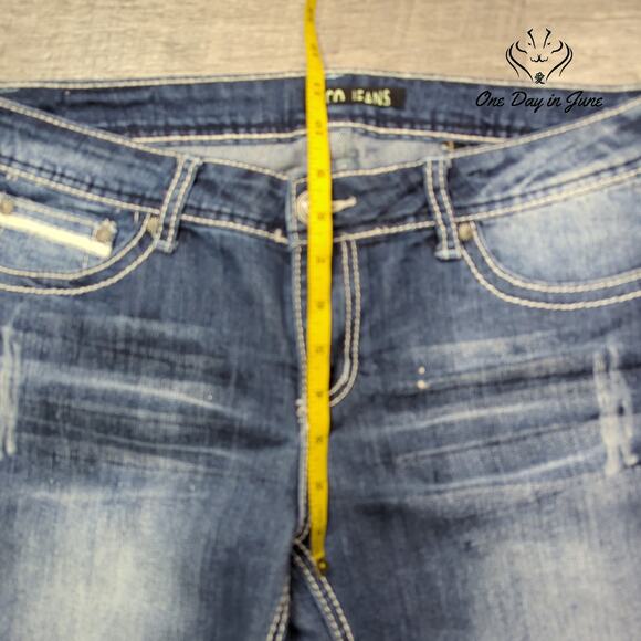 ZCO Jeans Juniors Straight Leg Jeans Size 11 - Picture 4 of 6